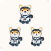 Asteroid Plush 3PCS